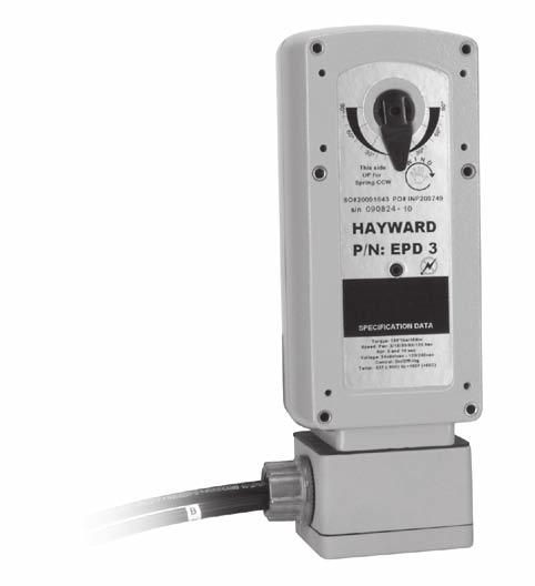 Maintenance-free standard unit (-2) has 2 internal limit switches non-adjustable, field adjustable voltage ranging from 24V to 230V AC or DC, field adjustable speeds from 3 to 10 seconds and low