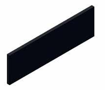 RIGID POLY SKIRT SYSTEM Rigid Polyurethane skirting is manufactured and supplied in 1340mm (53 ) lengths that can be retro fitted directly to existing or as part of a new steel skirt plate.