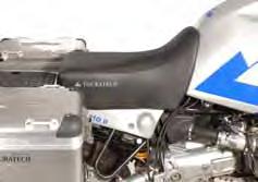 Seat, tank BMW R850/1100/1150GS 343 Sports Seat R 850/1100/1100 GS The integral bucket shape seat platform of our sports seat guarantees comfortable long distance riding.