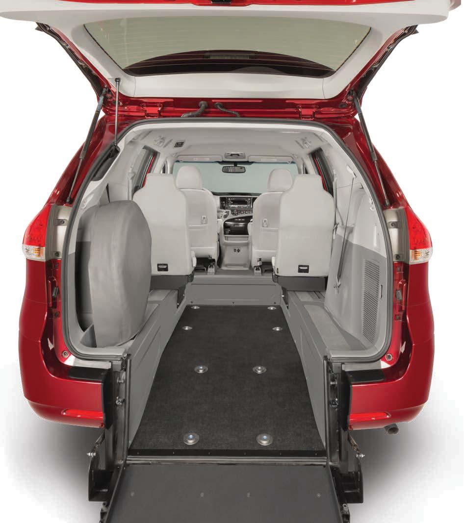 REAR-ENTRY The BraunAbility Toyota Rear-Entry is the perfect blend of