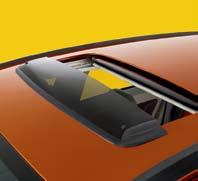 Keep your enjoyment to the maximum and air buffeting to a minimum with this tinted acrylic deflector.