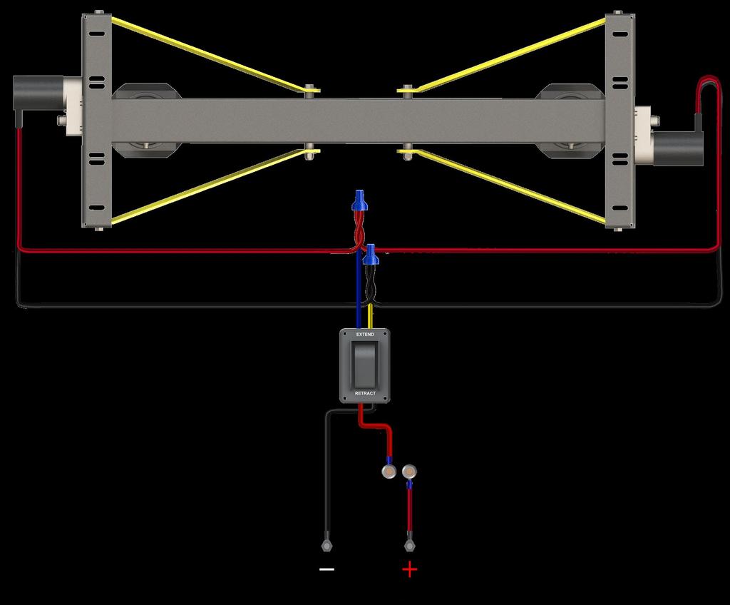 Fig. 2 Mounting rackets ttaching Stabilizers Note: Do not weld the system to the trailer. Welding the system to the trailer voids all warranty claims.