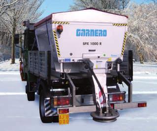 Mounted Salt spreaders SPX - small road surfaces FOR LIGHT VEHICLES The mounted Salt spreader in the SPX series is made entirely of
