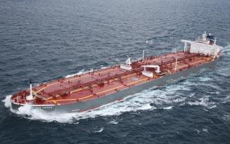 Universal Shipbuilding Corporation has delivered the 160,000 DWT crude oil tanker, RIO GENOA, for Pine Maritime Corporation at the Ariake Shipyard.