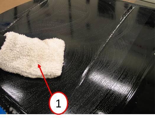31-001-13-2- Fig. 2 Washing With Soap and Water 1 - Microfiber Wash Mitt 2.