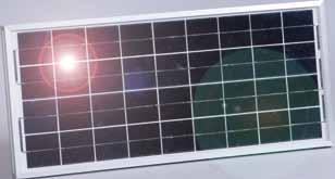 240 mm 60 mm 60 mm 505 mm Energisers - Solar Installations 625 mm 570 mm Solar Panel 15 W Including connecting cables, integrated charge regulator; polycrystalline silicon cells; rigid aluminium