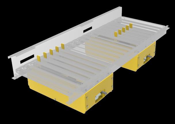 ACESSORIES FOR ROLLER CONVEYORS Pusher: