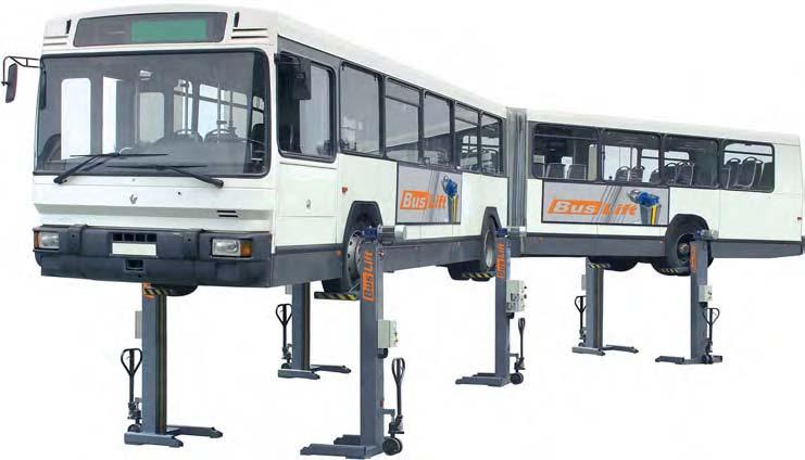by BusLift a division of the Sefac group was founded in September 2004 to develop and market a new mobile column lift for heavy duty vehicles (buses & coaches, trucks ) to be sold through a network