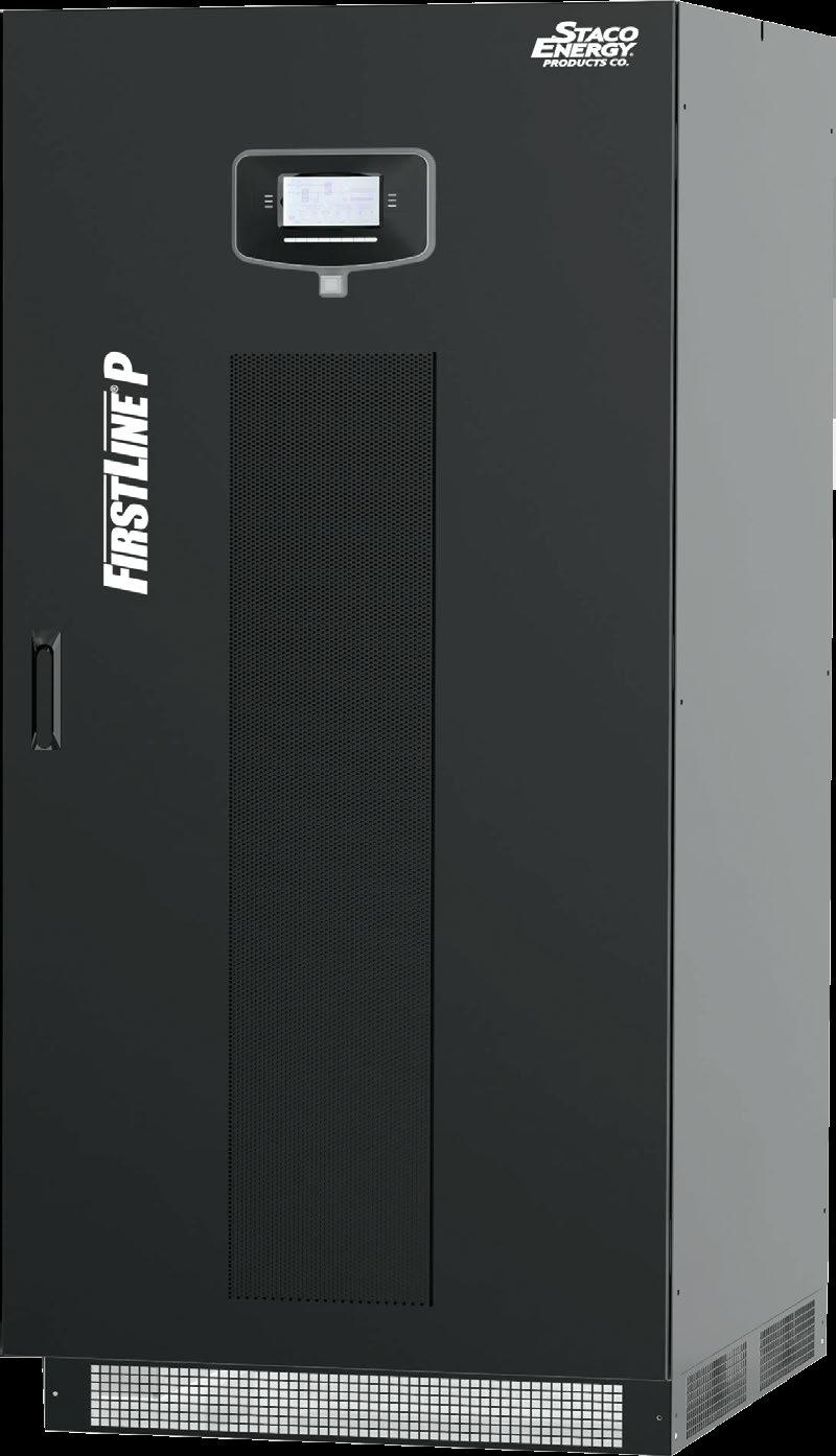 In the event of an AC power failure, a FirstLine Uninterruptible Power Supply (UPS) will automatically transfer to battery power