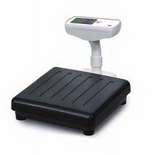 10 Class III approved Scales Electronic Floor Scales M304040 Floor Scale with Cable Display Indicator connected with a 2 m cable display Large LCD 29 mm for easy readability of all results at a