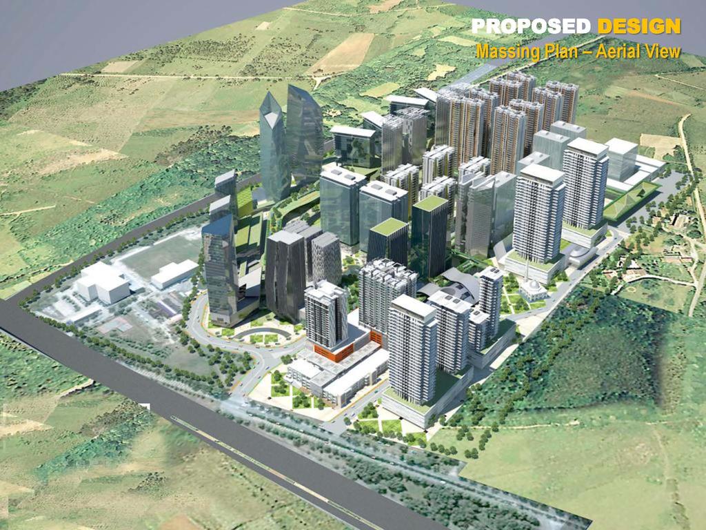 DE CENTRUM CITY Project Duration : 20 25 Years Land Area : 100 Acres