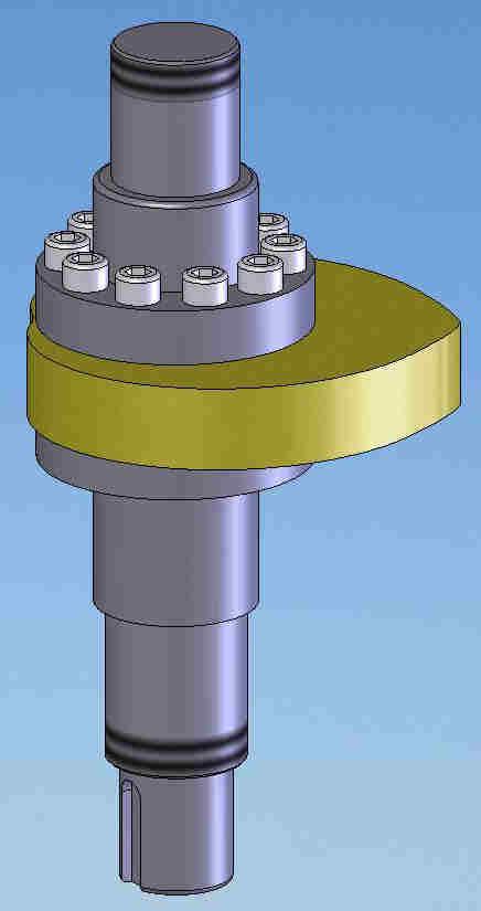 Maintenance Section 6.1 - Assembly Procedure Main Shaft Assembly 1. Place cam (29) onto top shaft (28) and then place base shaft (30) on top of cam. 2.
