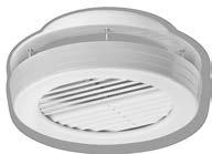 Variants -E* -H -V Variant Ceiling diffuser with circular diffuser face Manual