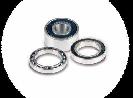 These bearings follow ISO standards and are dimensionally interchangeable with competitor metric products.