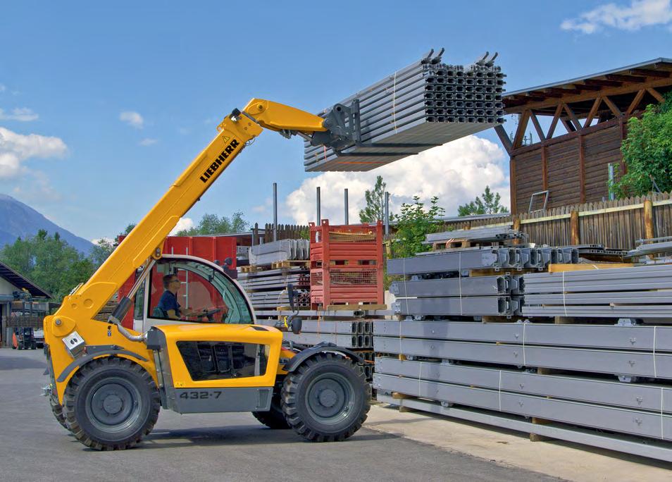 Reliability Meeting daily requirements Robust and reliable: as characterised by Liebherr telescopic handlers.