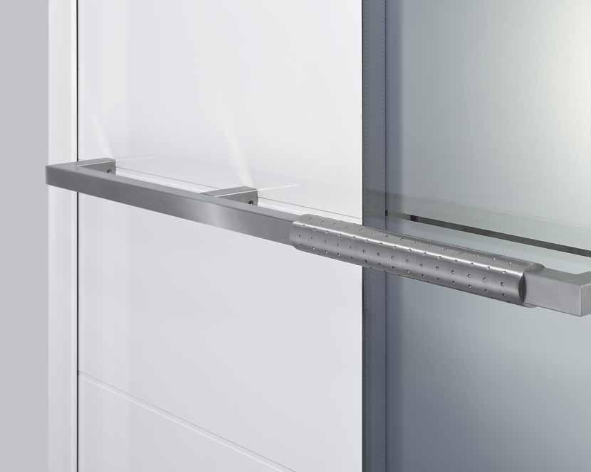 An exclusive handle Precisely matched to the door style We have equipped every Hörmann entrance door with a high quality exterior handle matched to the respective style.