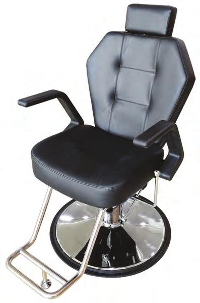 The Alexander Barber Chair 7280 6" thick cushion encased in cast metal creates the ultimate