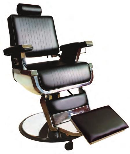8" 5-YEAR WARRANTY 92330 (S) Gladiator V Barber Chair 70047 A customer favorite with an
