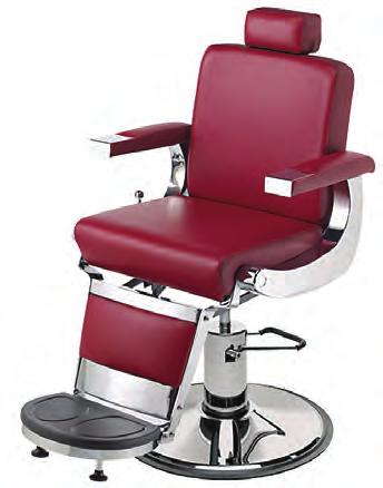 adjustable neck rest, lever-controlled back reclining mechanism and 608