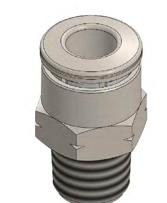 PUSH-IN FITTINGS / brass push-in fittings imperial sizes BRASS PUSH-IN FITTINGS IMPERIAL SIZEs Bar - F 175 F - C 0 C 0 2 PSI 0 Bar Negative pressure: 2,5 Hg 750 mmhg Lubricated and not-lubricated