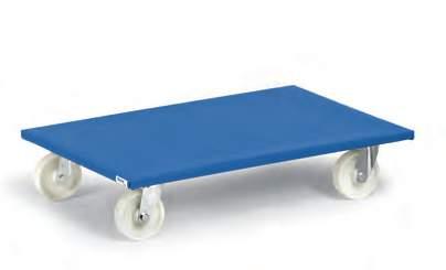 VE = packing unit = 2 pieces 2350 2352 2351 2353 2358 Dollies for furniture with platform made of plywood, with non-slip coating.