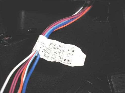 Match the vehicle harness label circuit