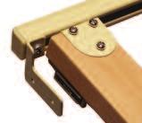 System Overview Leading Rail with Magnetic Catch Fixed Rail with Male/Female Latch You may specify a magnetic catch on the fixed rail