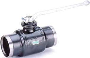 Ball Valve with Flange or Weld Ends DN 25-250, ANSI Class 150 PN 16* Standard Materials: Body: TSTE 355N/P355 NL1; ASTM 350LF2; ASTM A106 Ball: ASTM A350LF2; ASTM A105; ASTM A395; ASTM A694 + ENP or