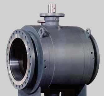 Ball Valve with Flange or Weld Ends DN 300-1400, ANSI Class 300 PN 25/40* Standard Materials: Body: TSTE 355N/P355 NL1; ASTM 350LF2; ASTM A106 Ball: ASTM A350LF2; ASTM A105; ASTM A395; ASTM A694 +