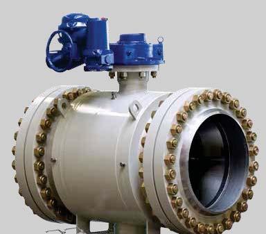 Ball Valve with Flange or Weld Ends DN 300-1200, ANSI Class 900 PN 160* Standard Materials: Body: TSTE 355N/P355 NL1; ASTM 350LF2; ASTM A106 and others Ball: ASTM A350LF2; ASTM A105; ASTM A395; ASTM