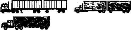 SCHEDULE"C" Illustrations of Ten (10) Ton Trucks deemed to be heavy trucks pursuant to the By-law: ANY TRACTOR-TRAILER OR TRUCK-TRAILER COMBINATION Straight truck and tandem full trailer: 5 axles