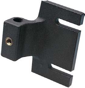Photocell accessories SIDE BRACKET FOR HORIZONTAL TUBES Material: