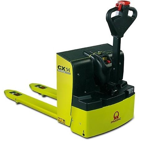 CX14 S4 1000X525 SMALL SIZE, GREAT MANOEUVRABILITY CX12-CX14 The CX electric pallet trucks are available in different versions equipped with MOSFET