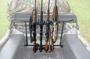models. Shock absorbing and rubberized grip, the Sure Grip gun rack ensures safe transportation of weapons to the best hunting grounds.