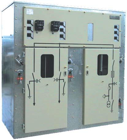 Medium voltage compact switchgears rated