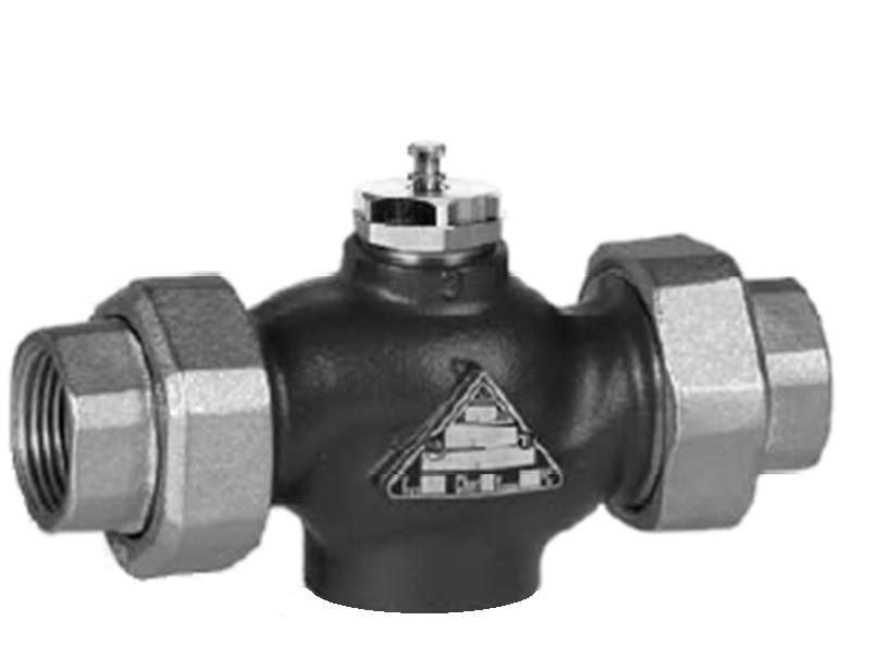56.108/1 VUF: 2-way valve with male thread, PN16 Features Control valve for continuous control of cold water, and hot water in closed networks. Water quality as per VDI 2035.