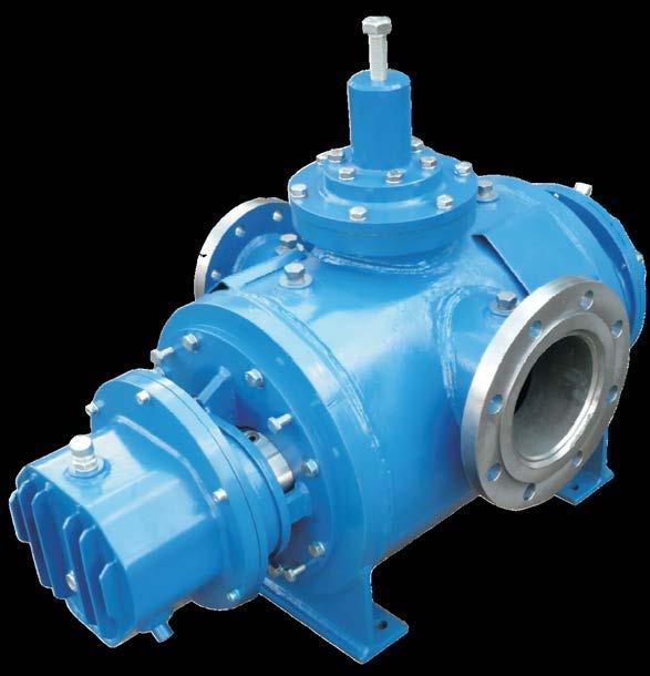 The new pumps series produc0on model 2O represents the evolu0on of one hundred years of experience in design and construc0on of twin screws rotary pumps with internal or external 0ming device.