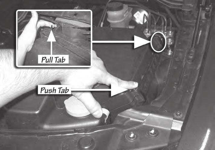 Figure 5- Removal of Air Filter Housing (Top) 7. Remove the MAF sensor and the stock MAF sensor gasket located on the air filter housing by using the phillips screwdriver and set the sensor aside.