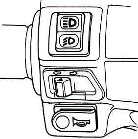 Is the rear or front wheel brakes being hold when pressing starting button? 4.Turn the ignition switch key ON, and press horn button.