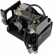 Suspension Air Compressor Inflates and regulates pressure in the air shocks found on vehicles