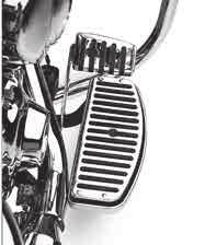 528 CONTROLS Hand Grip & Foot Control Collections CHROME AND RUBBER COLLECTION Chrome and rubber both have their distinct places in the world of motorcycle styling.