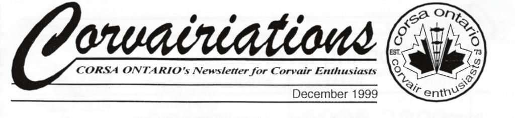 1 Oct./Nov 2011 #36 ND CORSA Ontario Membership. CORSA Ontario Membership remains at $25.