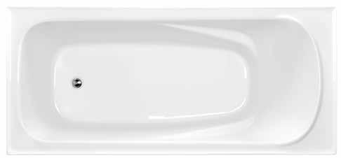 BATHS + SPAS 2 3 1 Solus Freestanding Bath 1780 x 800mm Internal Width: 560mm Internal Depth: 450mm Capacity: 280L Also available in 1500 x 700mm Internal Width: 560mm Internal Depth: 460mm Capacity: