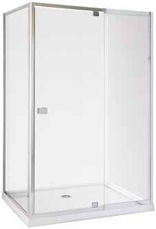 x 820mm and x mm All bases and walls available in white or ivory Optional extra hob screen for over a bath 1 Solus Square Shower System Shower screen with
