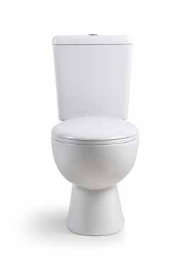 3 litres 6 Solus LINK Toilet Suite White Vitreous china S trap only S trap 170 280mm Soft-close