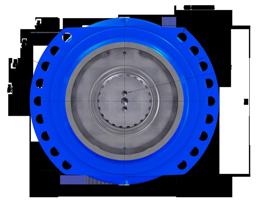 SP X Manual brake release port ¾" SE J514 (tapped 1 1 16-12 UF) G¾" SP Y Hydraulic brake release
