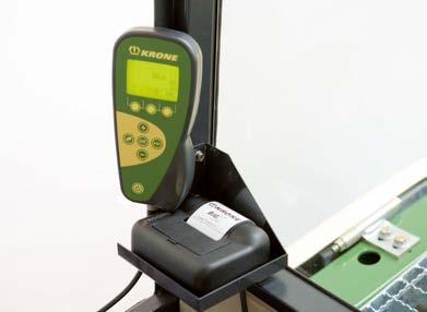 NIR crop moisture sensing system The optional NIR sensor provides exact information on crop moisture levels.