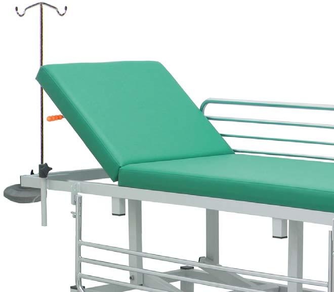 EXAMINATION TABLES ATTENDANCE STRETCHER Reinforced structure.
