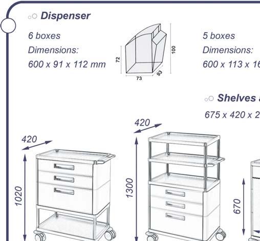 boxes Dimensions: 600 x 170 x 206