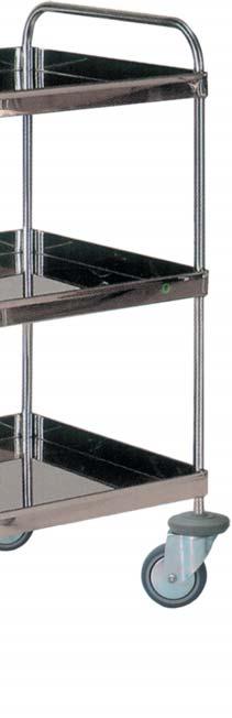 Shelves with 50 mm rim (900 x